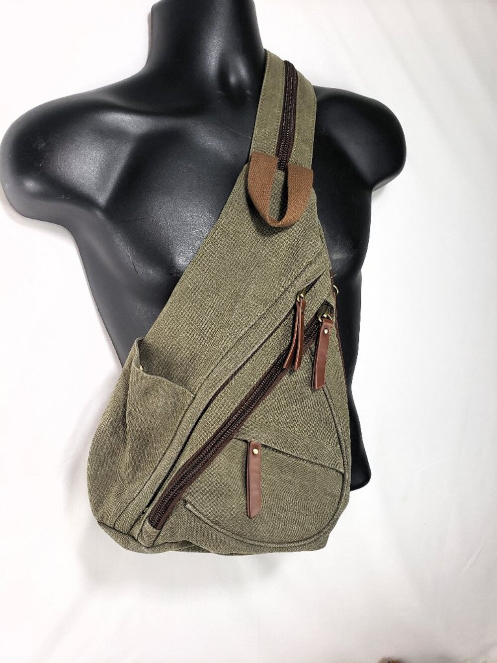 Antik Kraft Brown Canvas Convertible Backpack